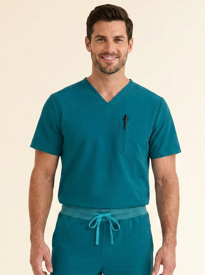 Men's Cura PenSlot Scrub Top