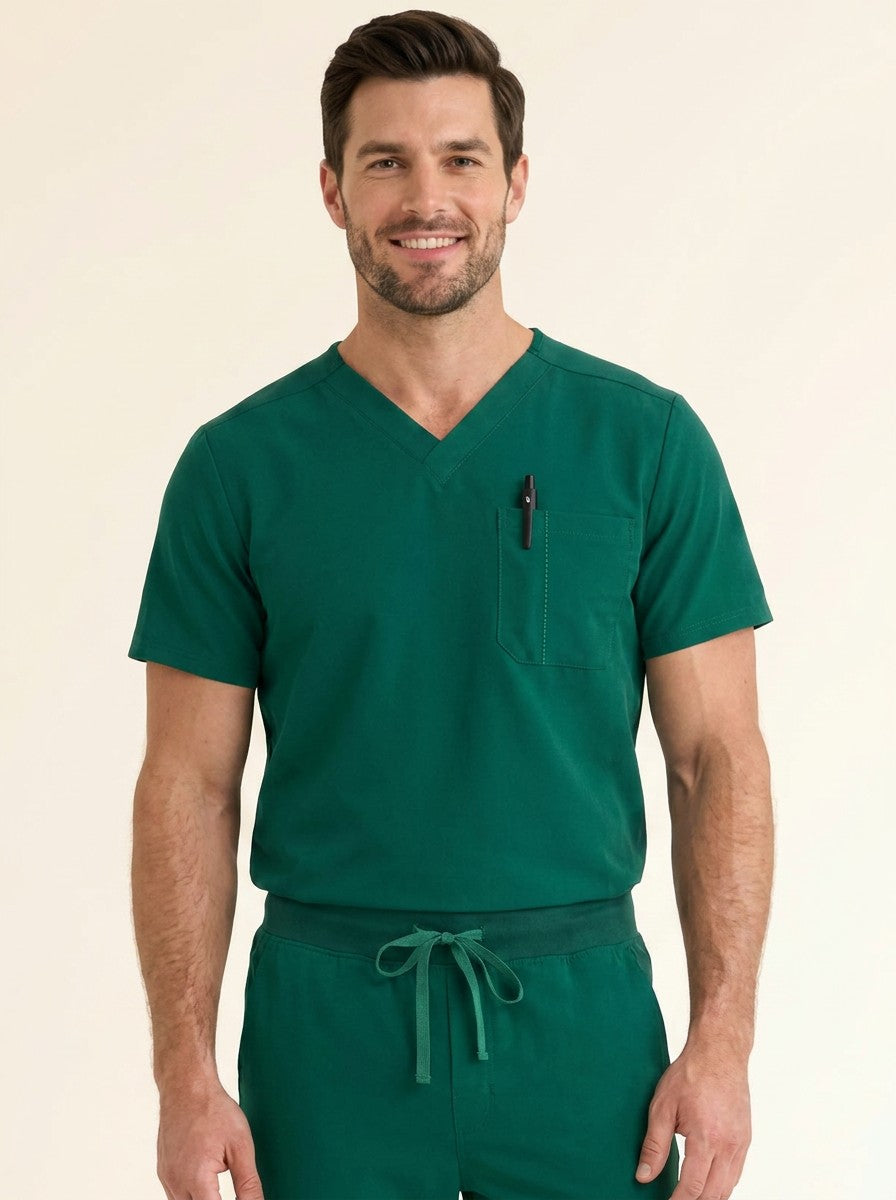 Men's Cura PenSlot Scrub Top