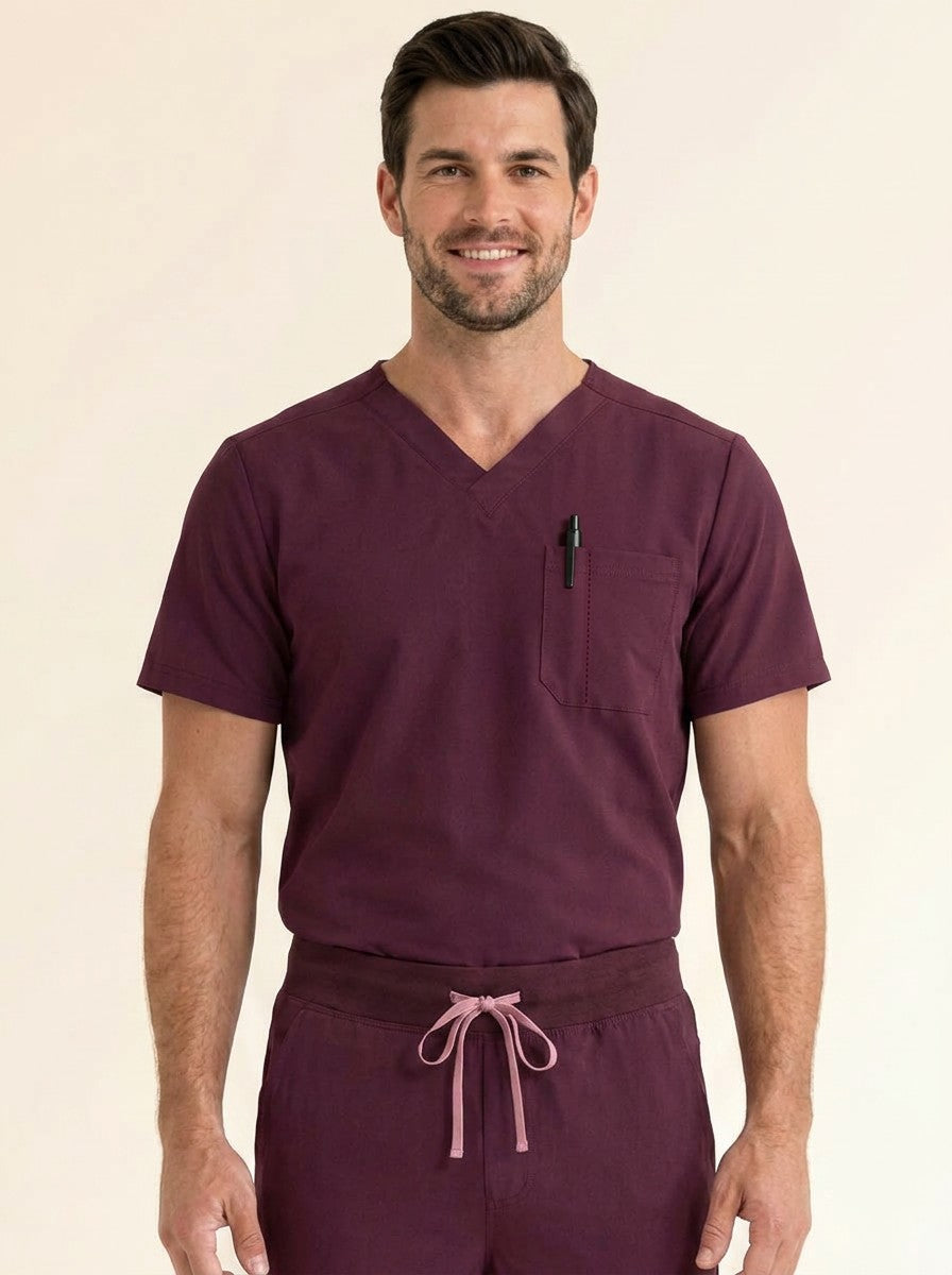 Men's Cura PenSlot Scrub Top