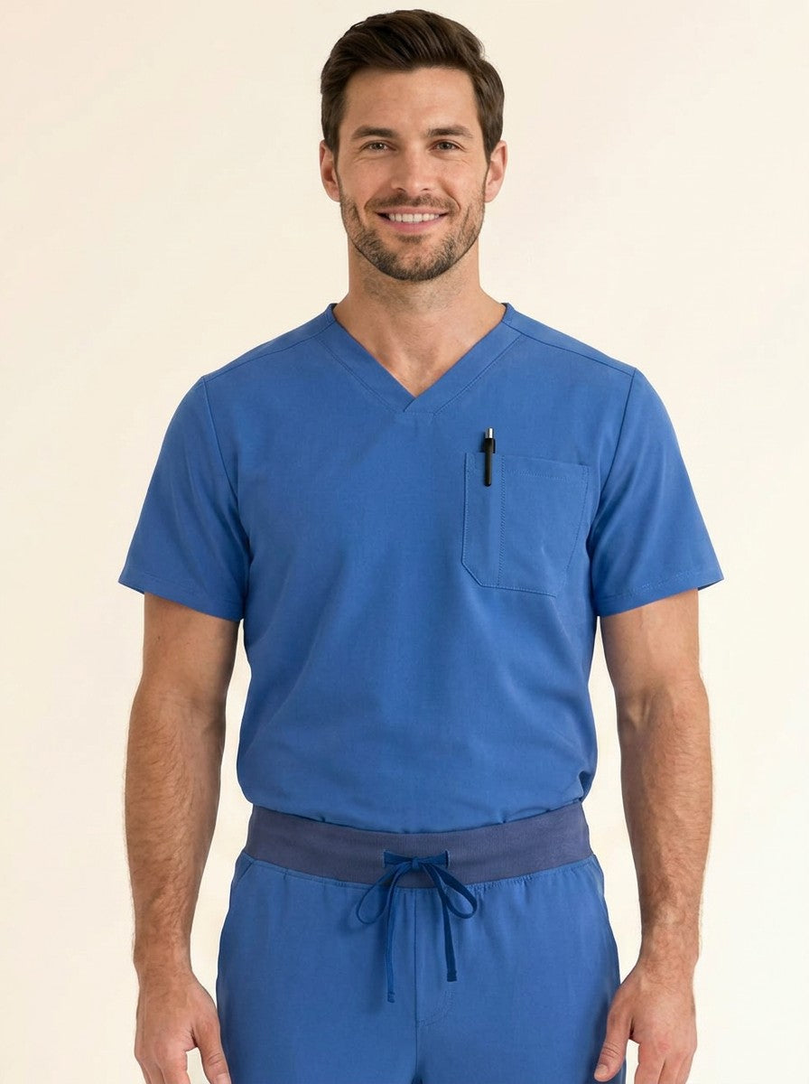 Men's Cura PenSlot Scrub Top