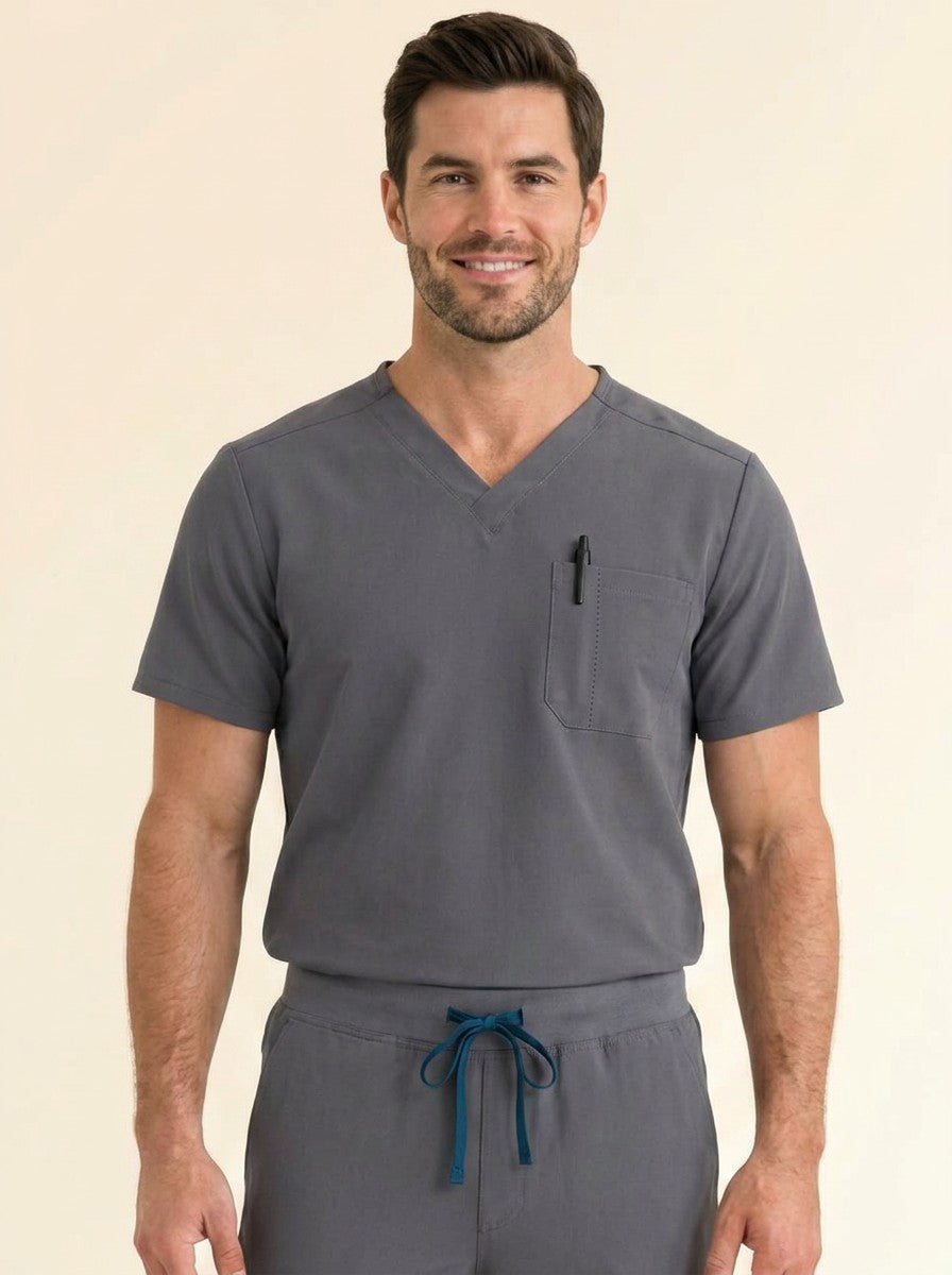 Men's Cura PenSlot Scrub Top