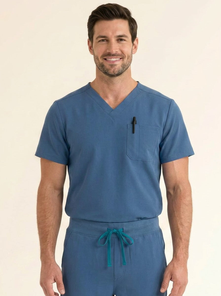 Men's Cura PenSlot Scrub Top
