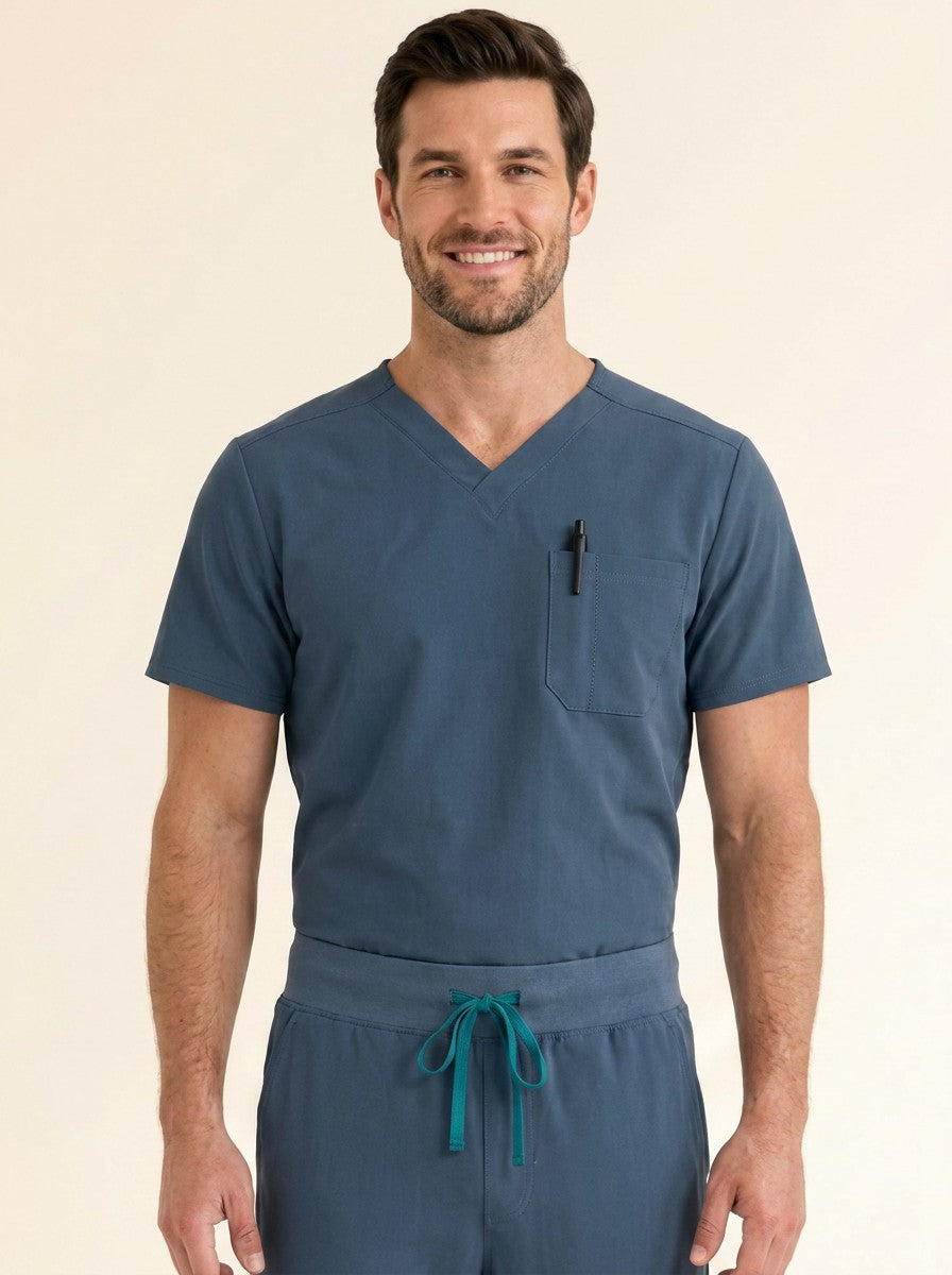 Men's Cura PenSlot Scrub Top