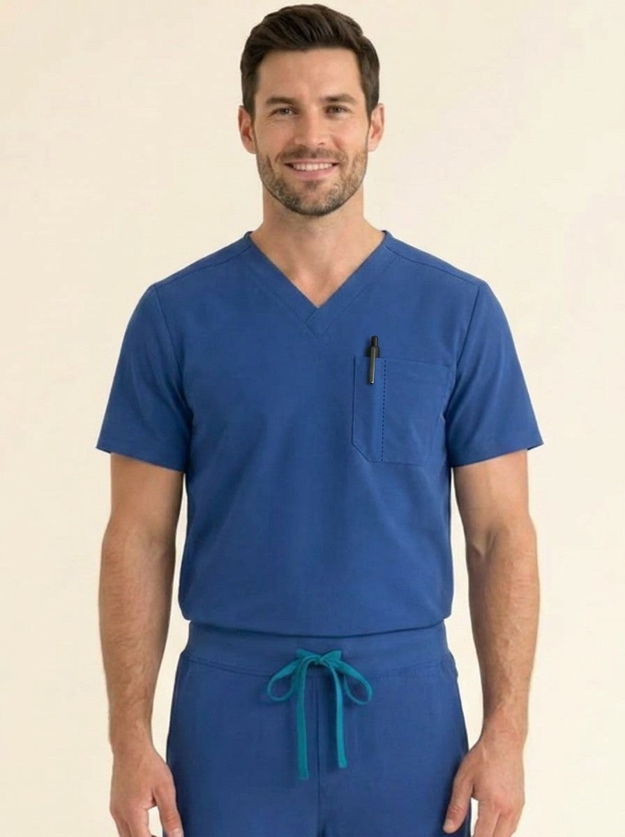 Men's Cura PenSlot Scrub Top