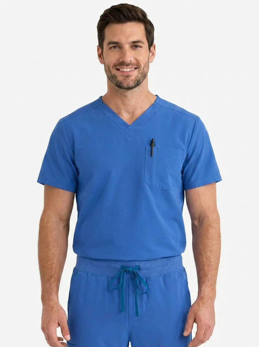 Men's Cura PenSlot Scrub Top