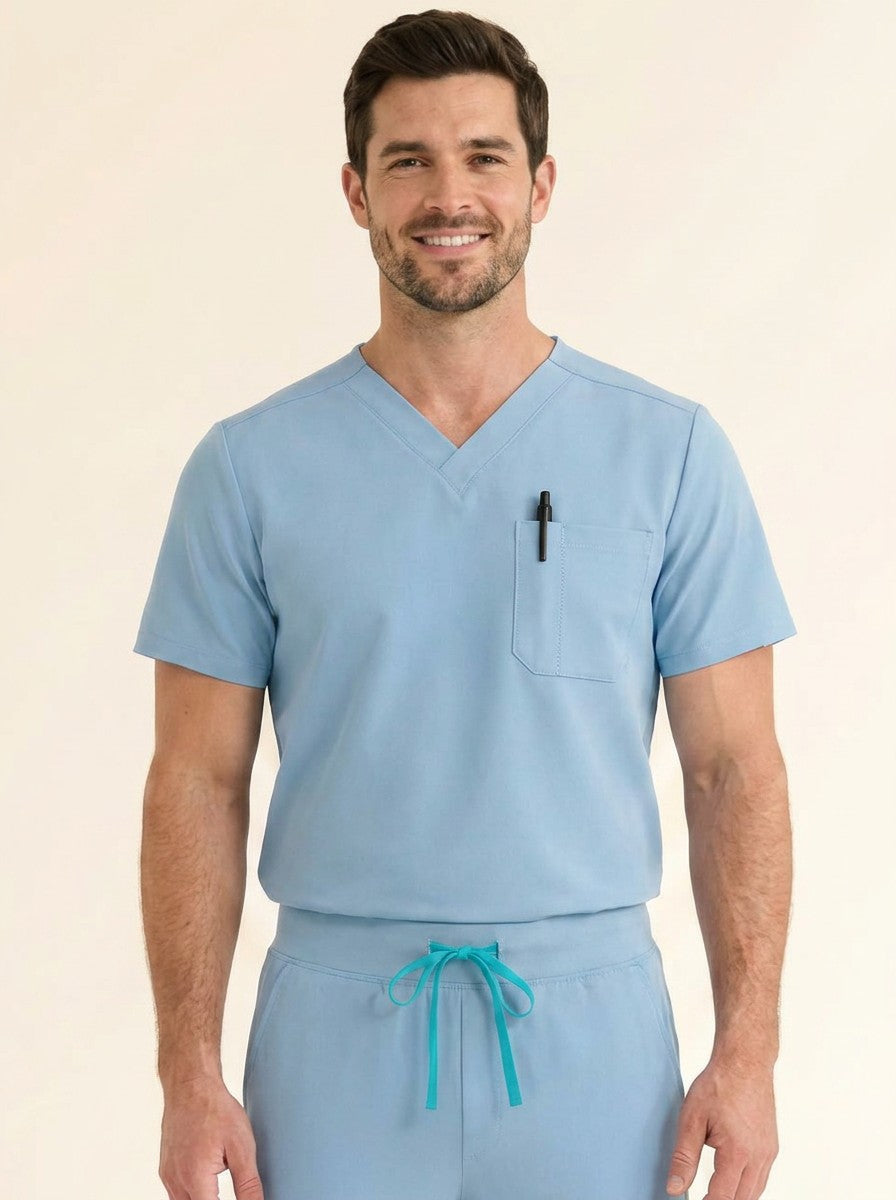 Men's Cura PenSlot Scrub Top