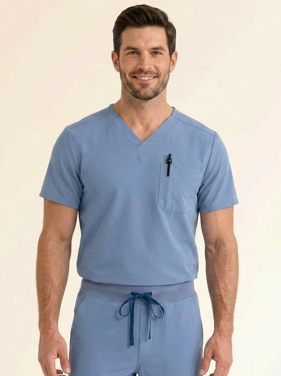Men's Cura PenSlot Scrub Top