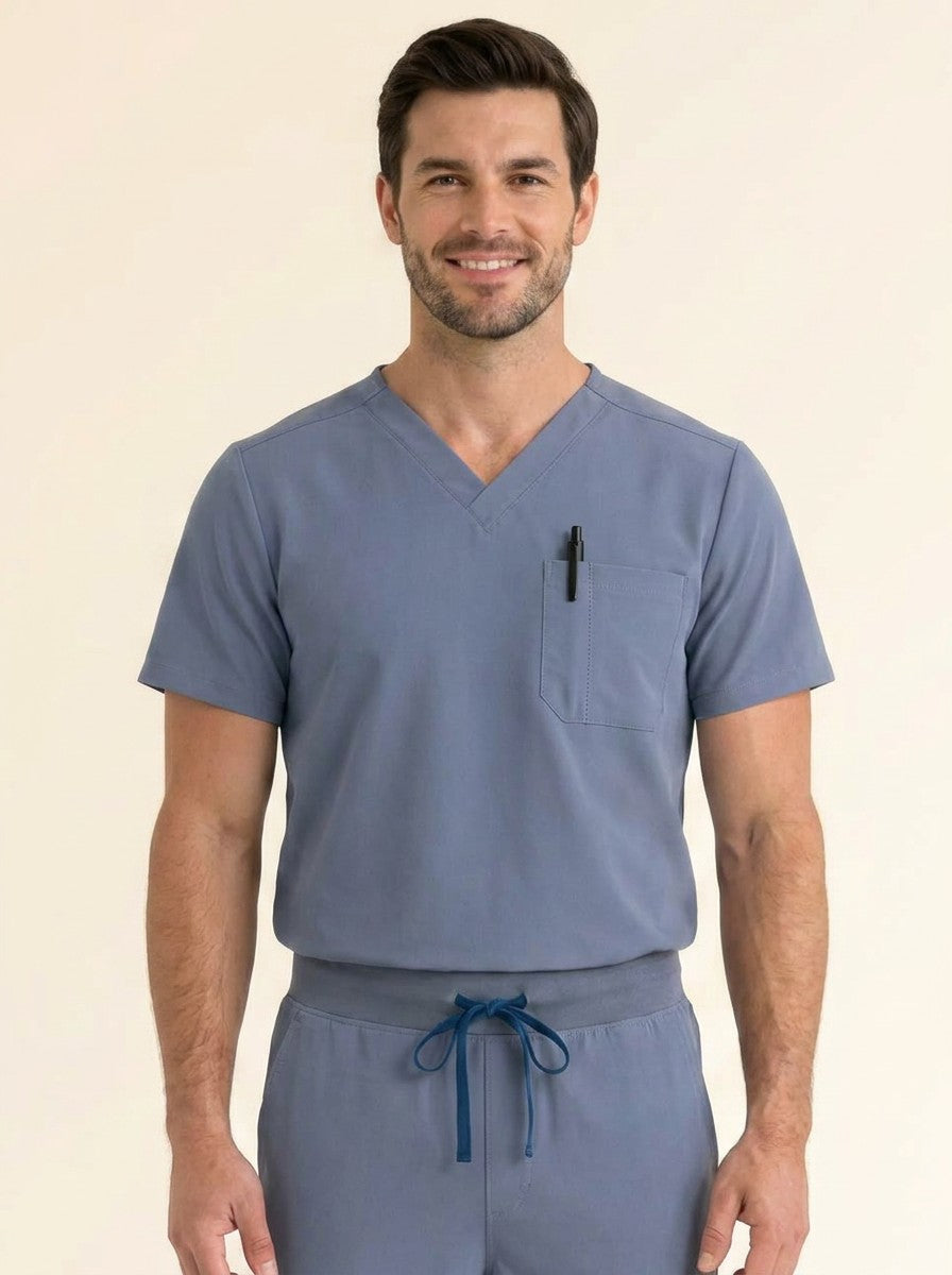 Men's Cura PenSlot Scrub Top