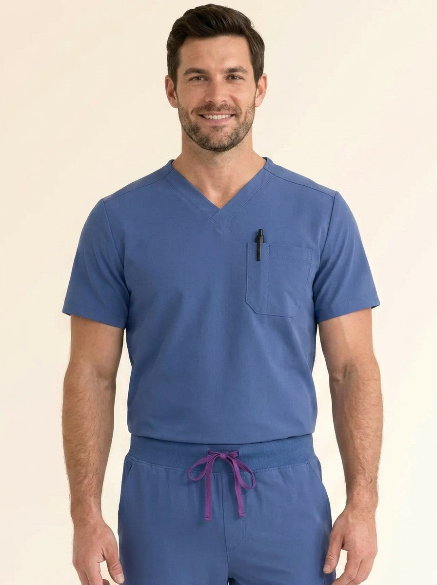 Men's Cura PenSlot Scrub Top