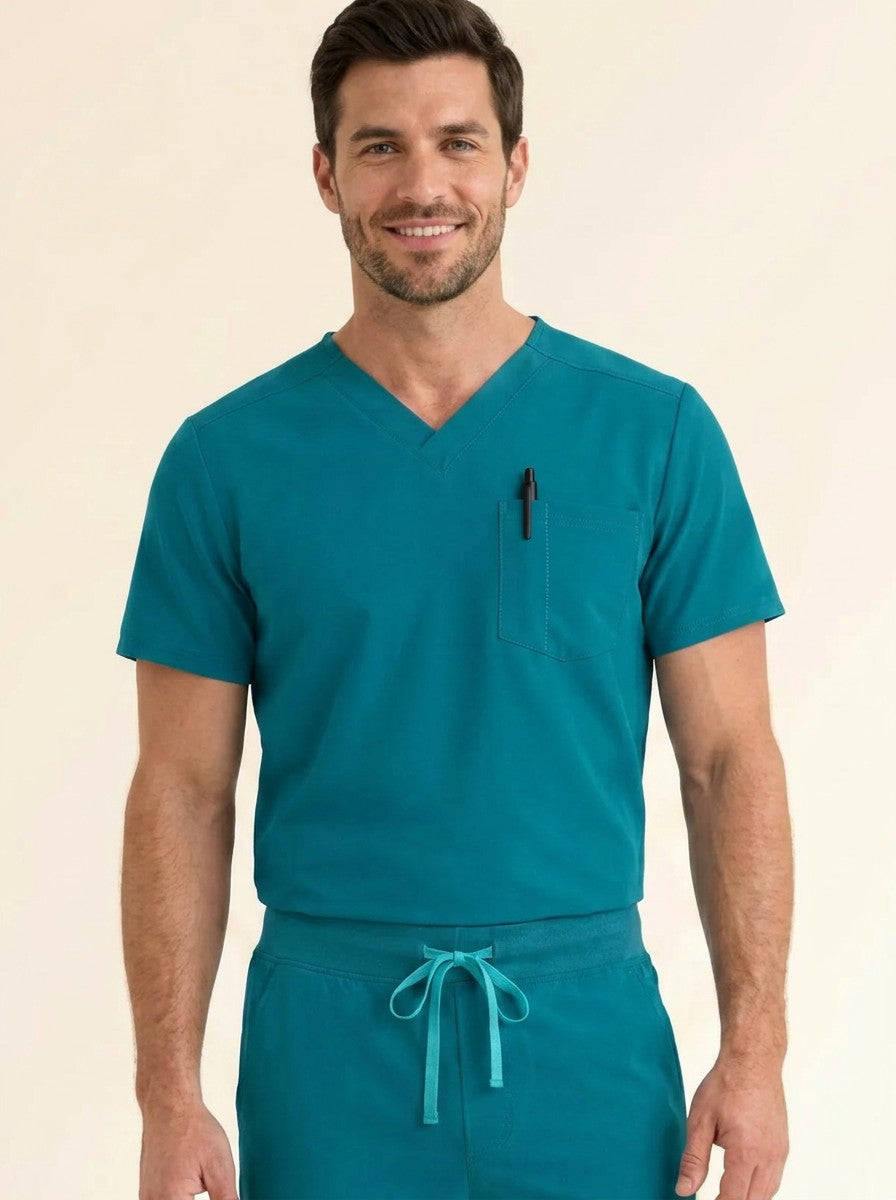 Men's Cura PenSlot Scrub Top
