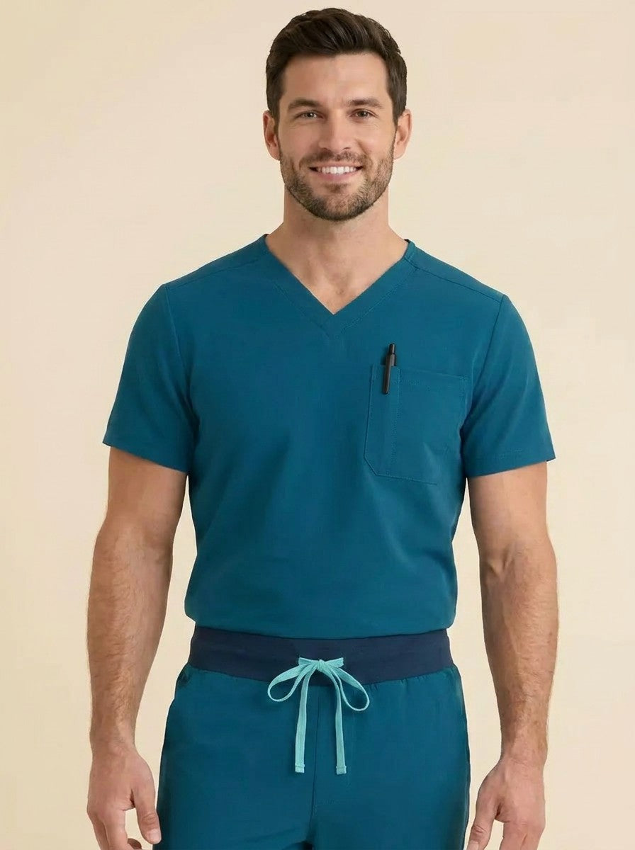 Men's Cura PenSlot Scrub Top