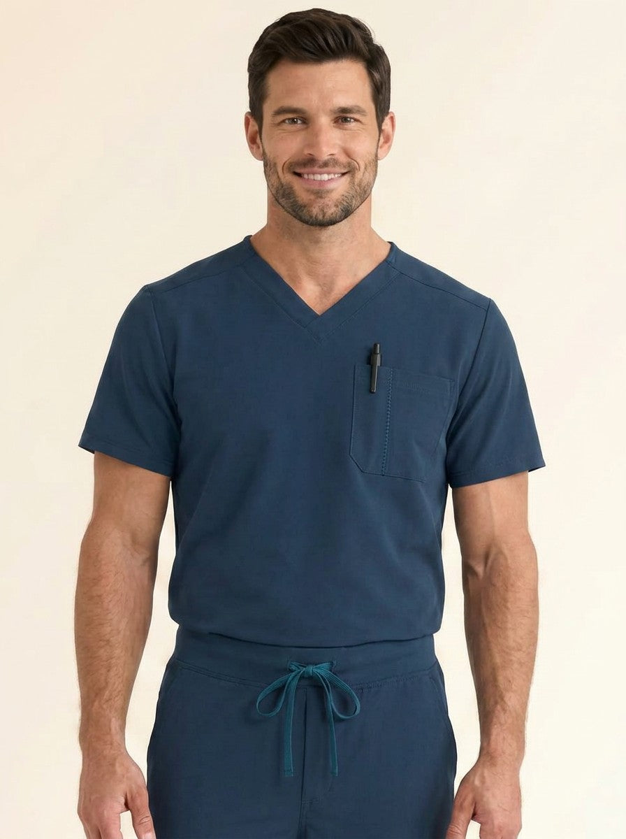 Men's Cura PenSlot Scrub Top