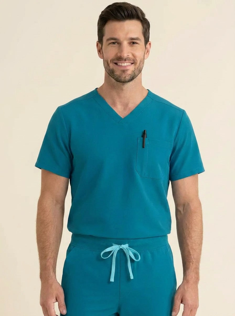 Men's Cura PenSlot Scrub Top
