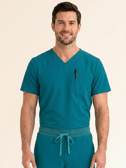 Men's Cura PenSlot Scrub Top