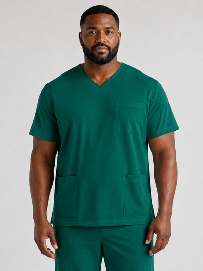 Men's Sana Triple Pocket Scrub Top