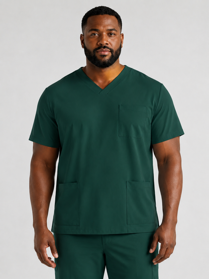 Men's Sana Triple Pocket Scrub Top