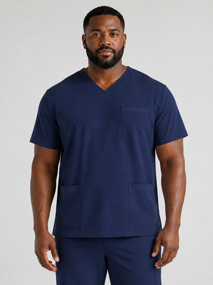 Men's Sana Triple Pocket Scrub Top
