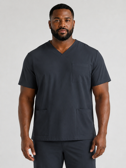 Men's Sana Triple Pocket Scrub Top