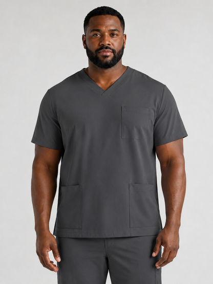 Men's Sana Triple Pocket Scrub Top