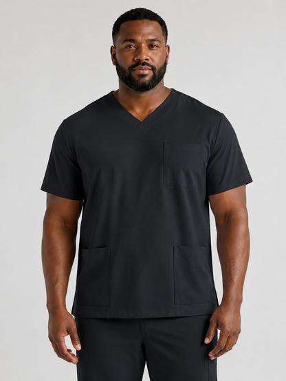 Men's Sana Triple Pocket Scrub Top