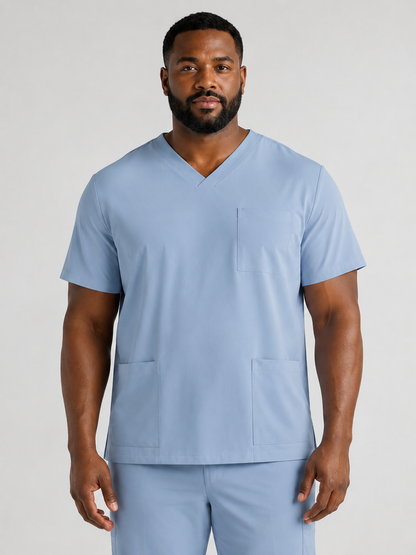 Men's Sana Triple Pocket Scrub Top