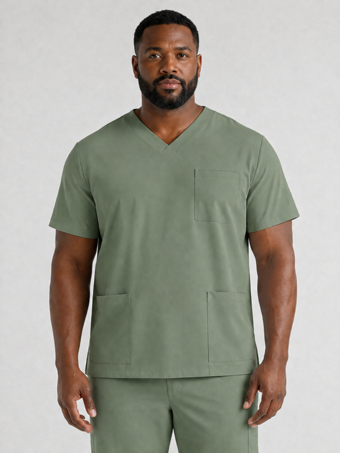 Men's Sana Triple Pocket Scrub Top