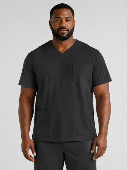 Men's Sana Triple Pocket Scrub Top