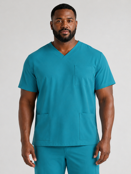Men's Sana Triple Pocket Scrub Top
