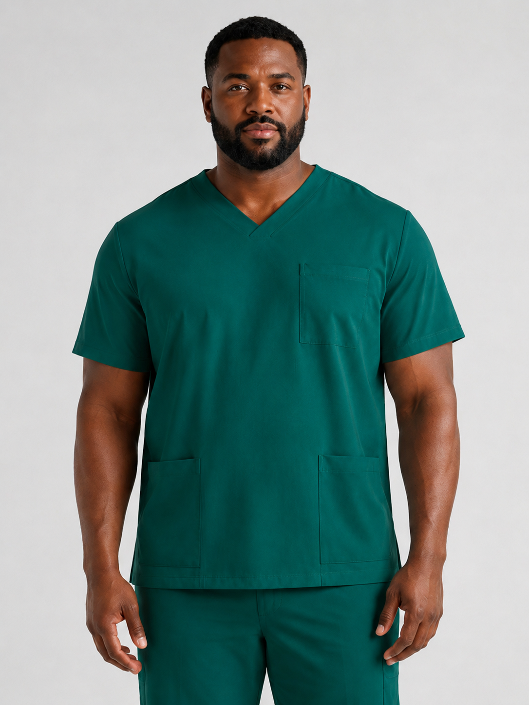 Men's Sana Triple Pocket Scrub Top