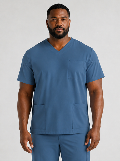 Men's Sana Triple Pocket Scrub Top