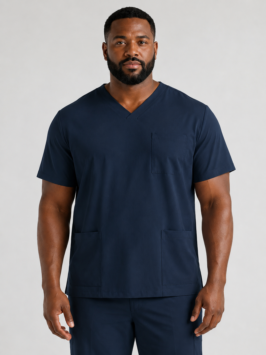 Men's Sana Triple Pocket Scrub Top