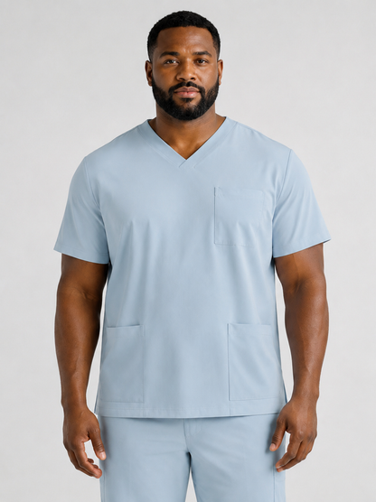 Men's Sana Triple Pocket Scrub Top