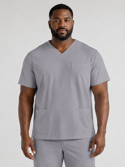 Men's Sana Triple Pocket Scrub Top