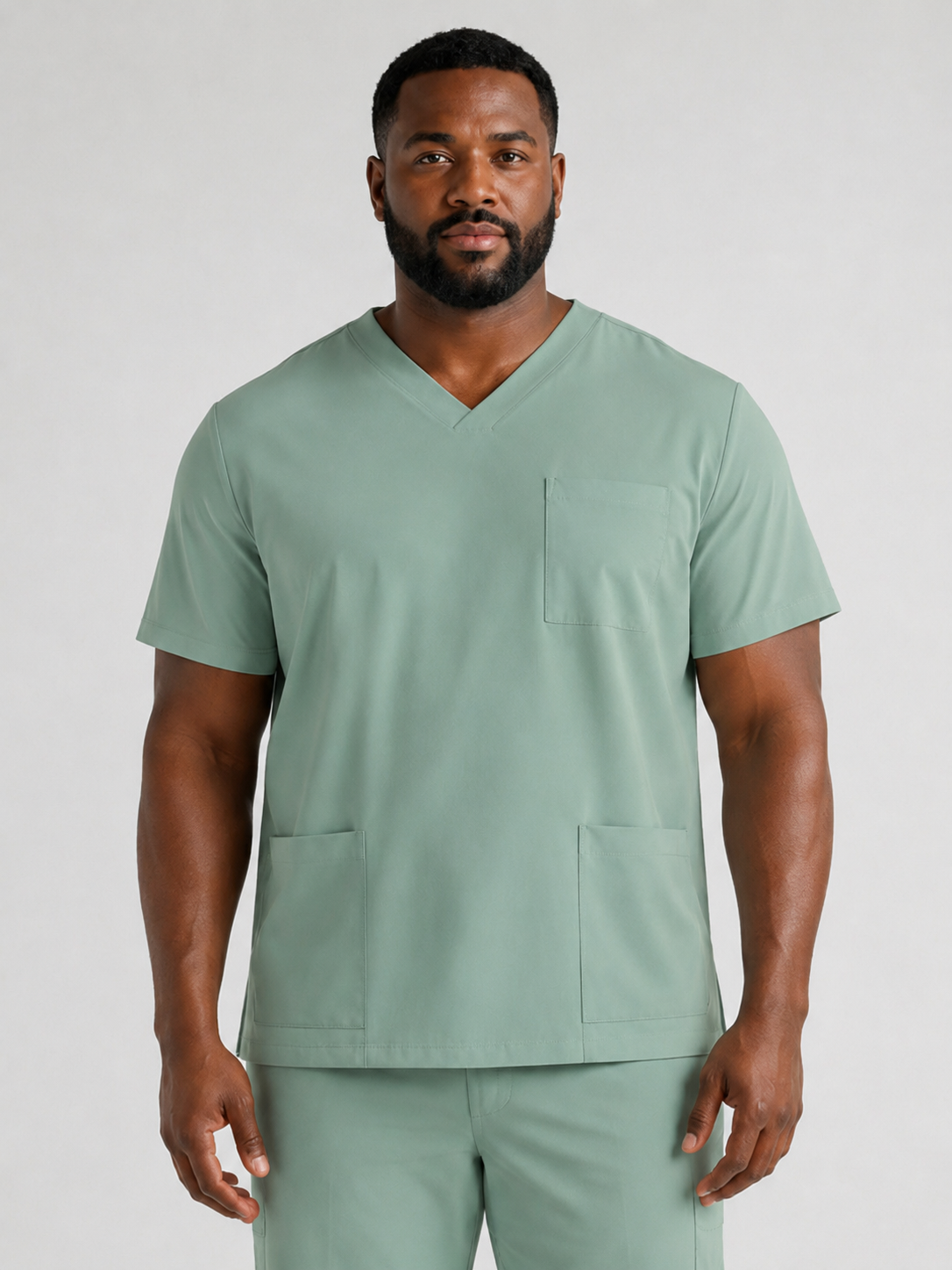 Men's Sana Triple Pocket Scrub Top
