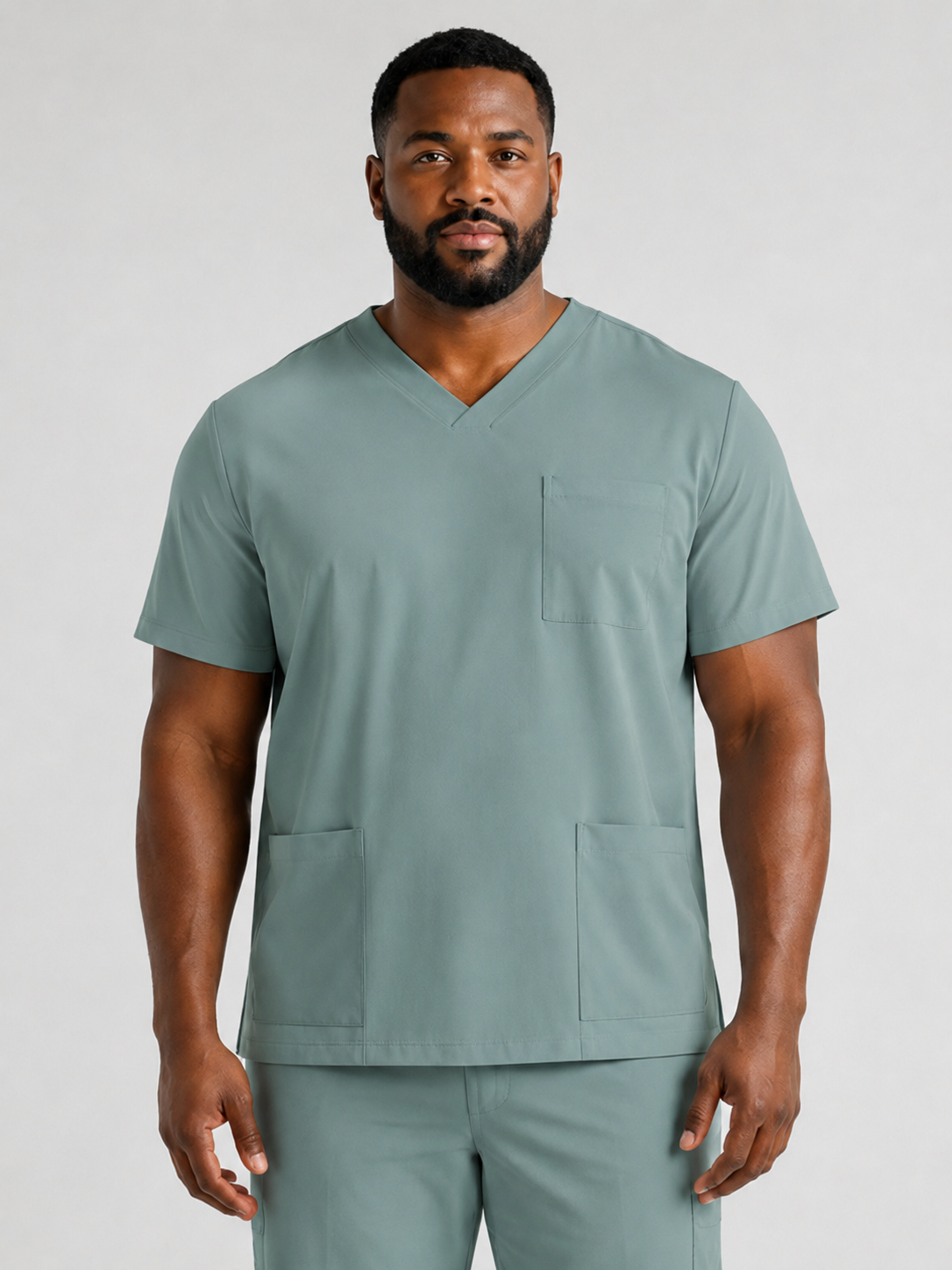 Men's Sana Triple Pocket Scrub Top