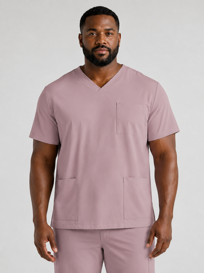 Men's Sana Triple Pocket Scrub Top