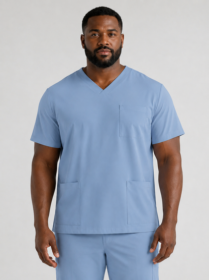Men's Sana Triple Pocket Scrub Top