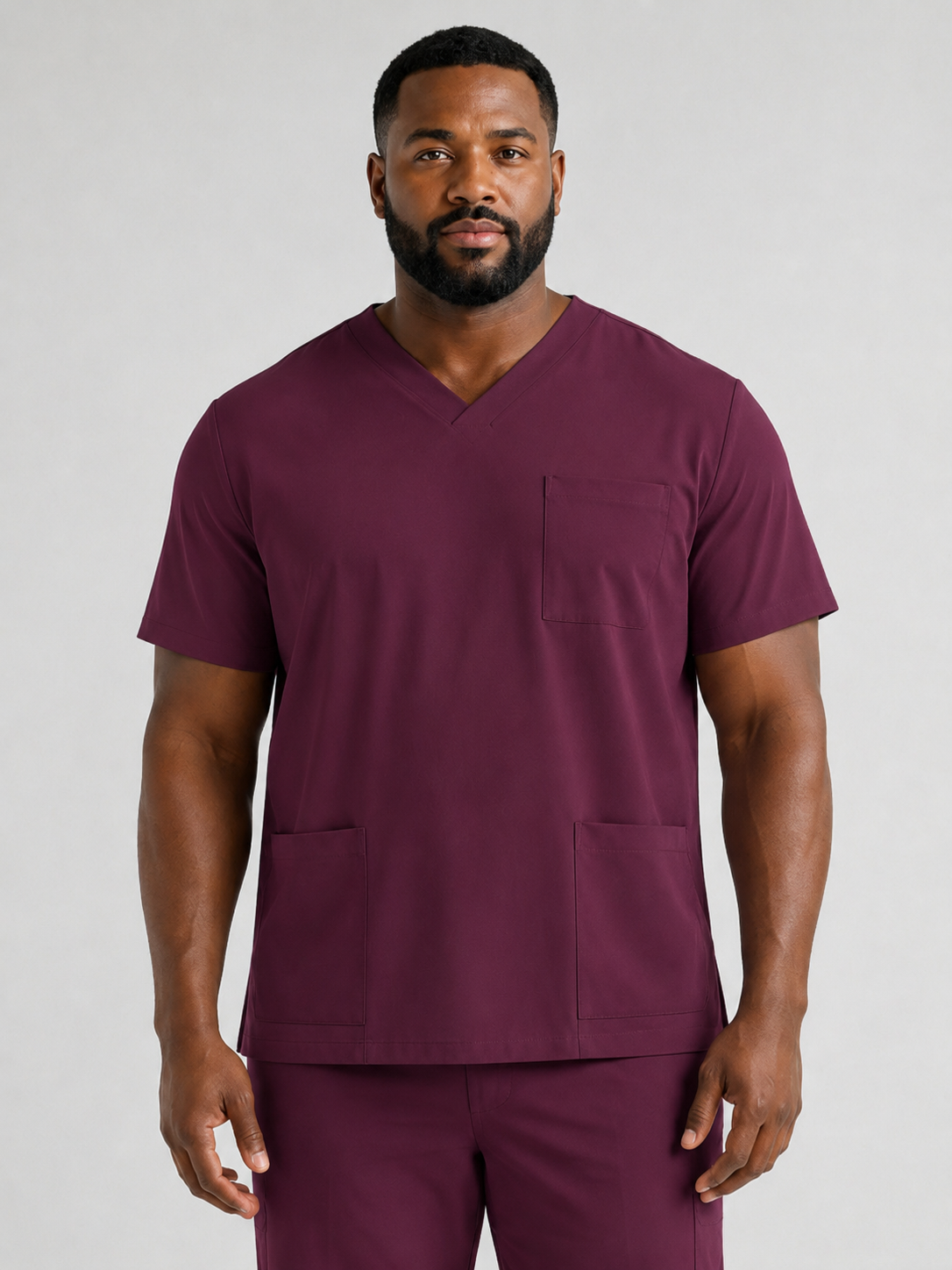 Men's Sana Triple Pocket Scrub Top
