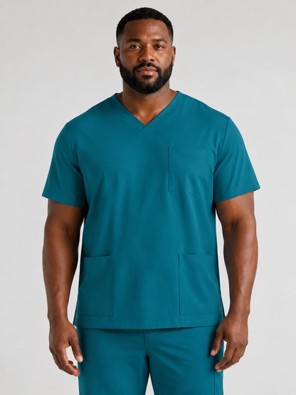 Men's Sana Triple Pocket Scrub Top