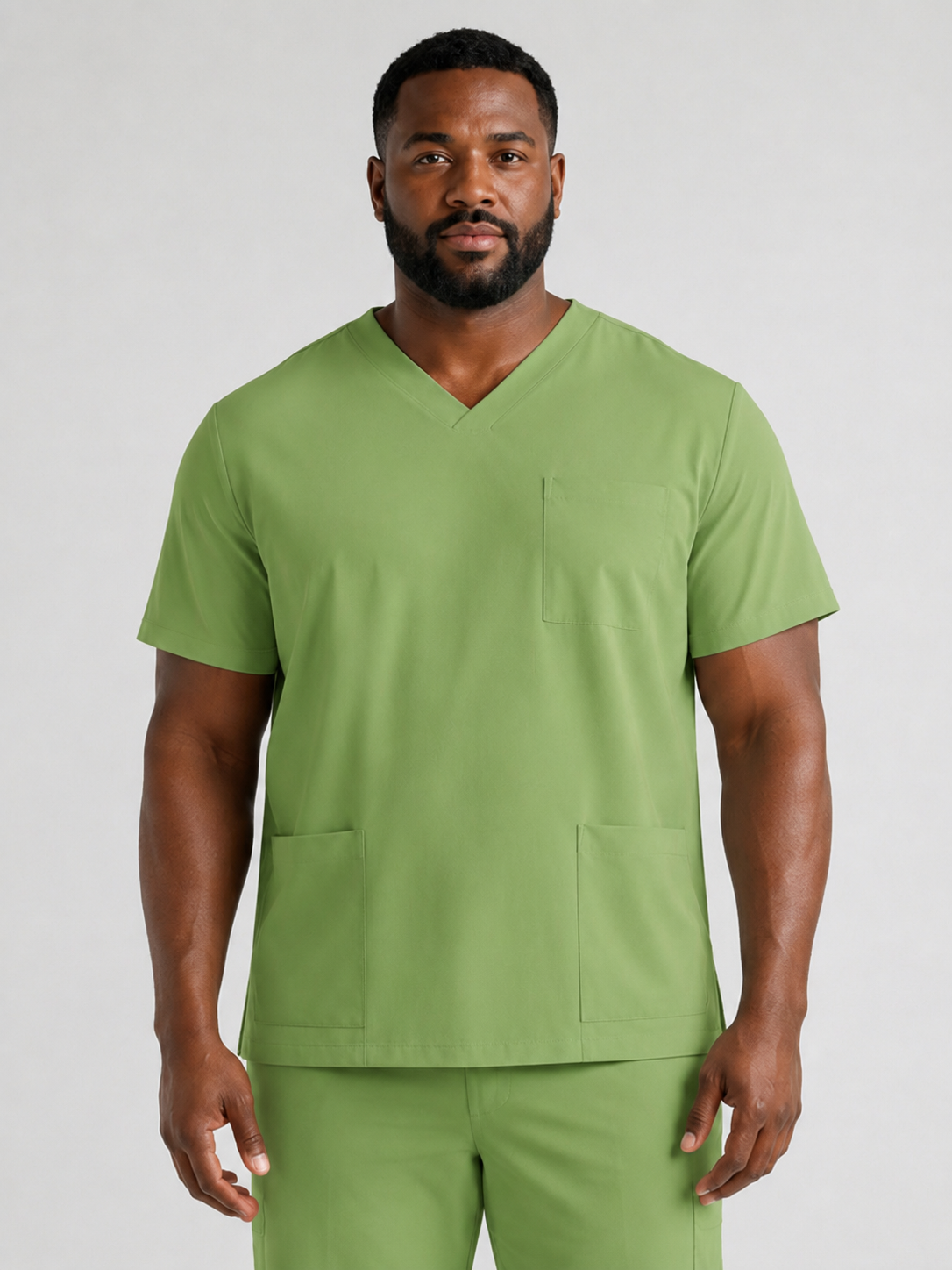 Men's Sana Triple Pocket Scrub Top
