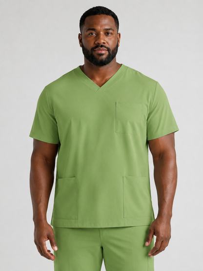 Men's Sana Triple Pocket Scrub Top