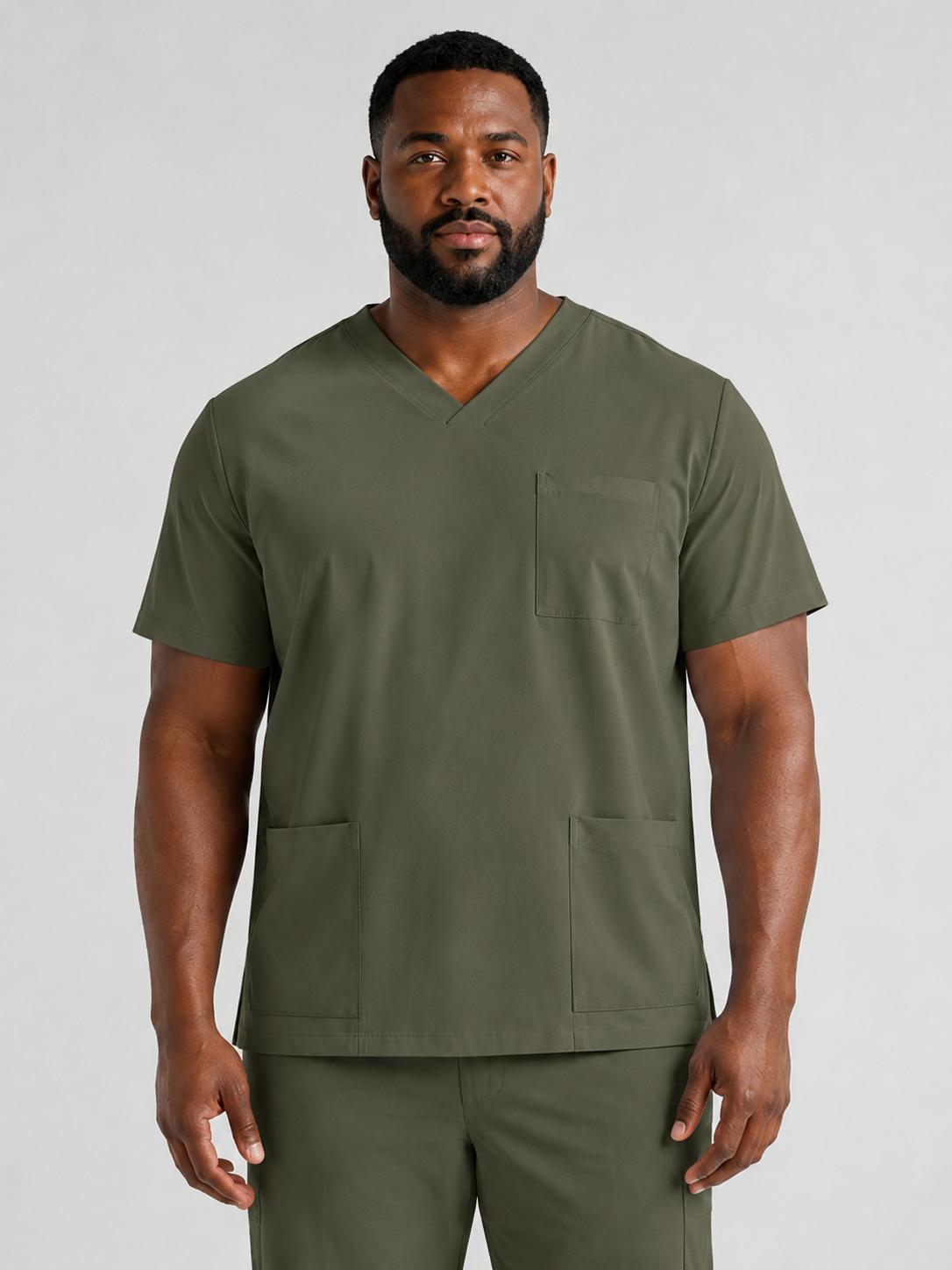 Men's Sana Triple Pocket Scrub Top