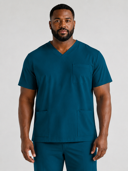 Men's Sana Triple Pocket Scrub Top