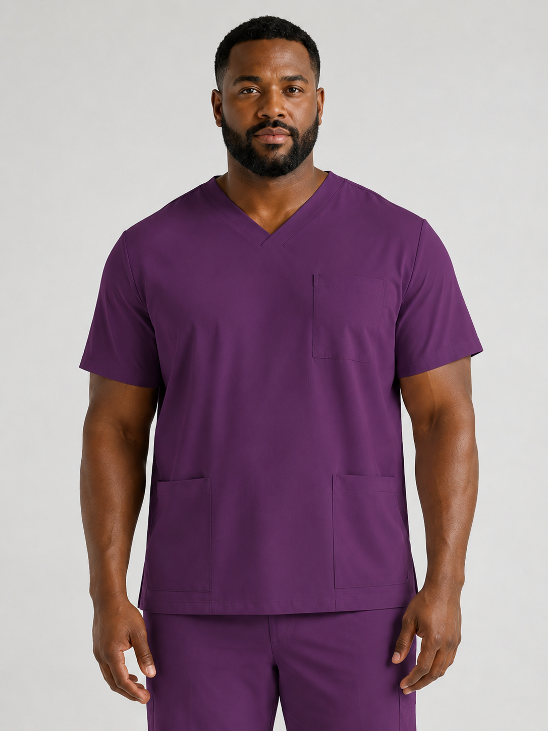 Men's Sana Triple Pocket Scrub Top
