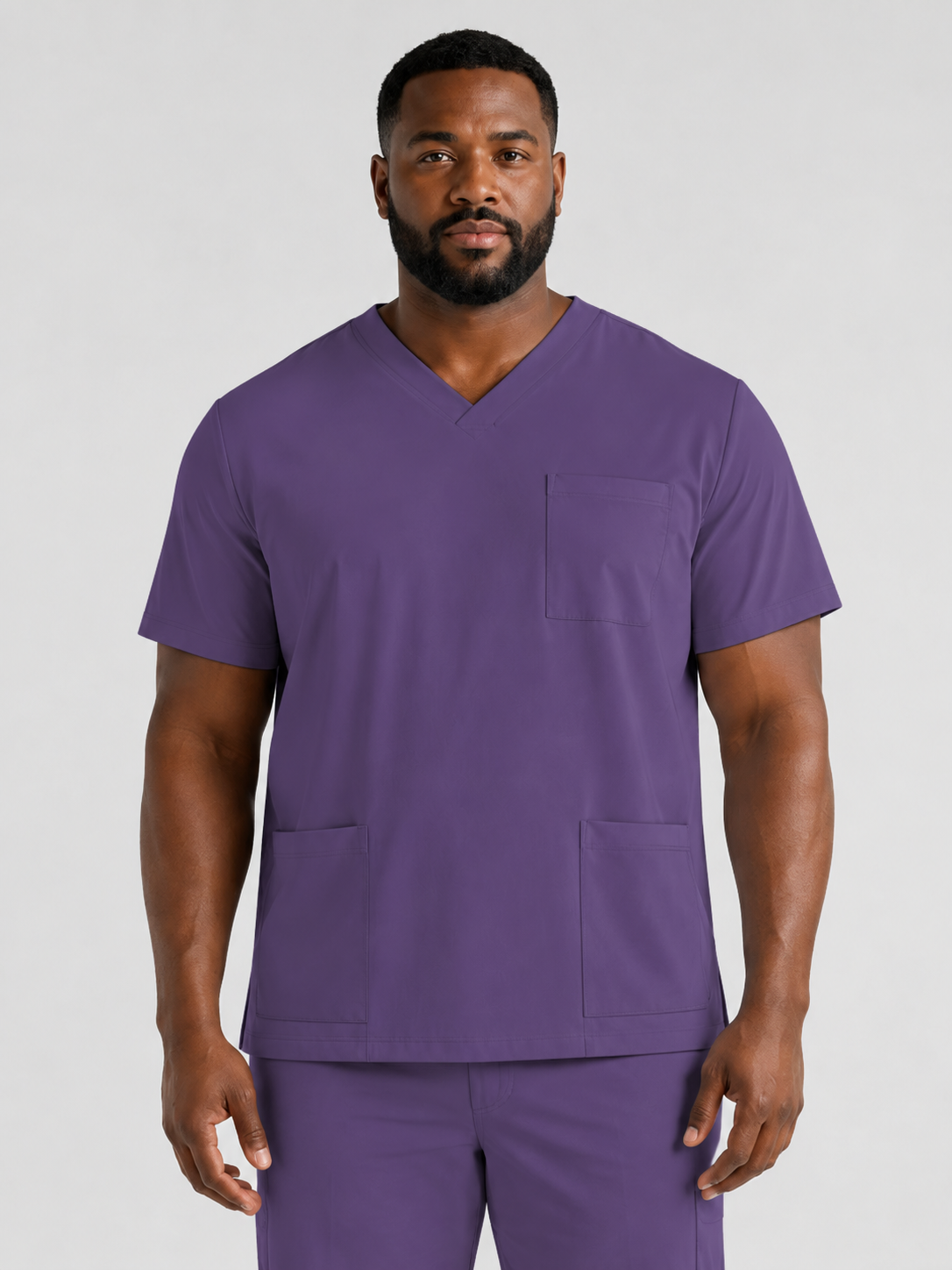 Men's Sana Triple Pocket Scrub Top