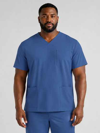 Men's Sana Triple Pocket Scrub Top