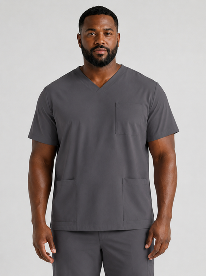 Men's Sana Triple Pocket Scrub Top