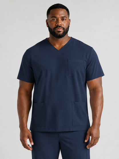 Men's Sana Triple Pocket Scrub Top