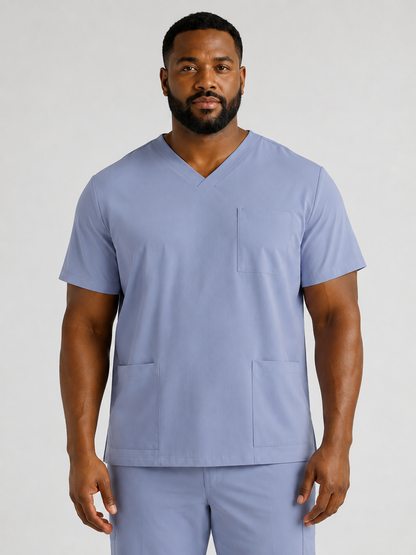 Men's Sana Triple Pocket Scrub Top