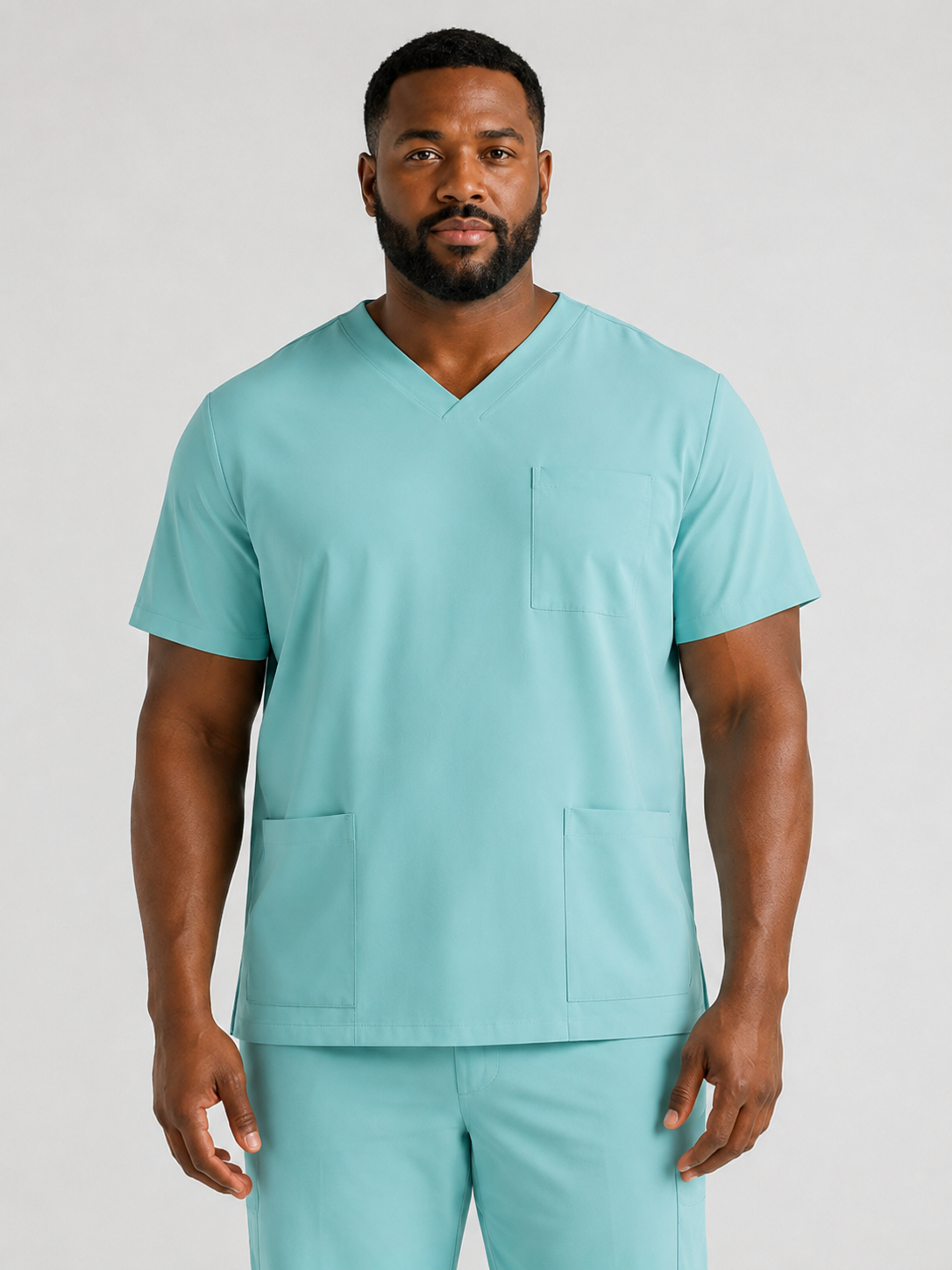 Men's Sana Triple Pocket Scrub Top
